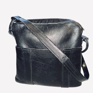 Talon Classic Vintage Leather Black  Shoulder Bag